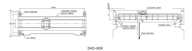 Double girder hoist crane