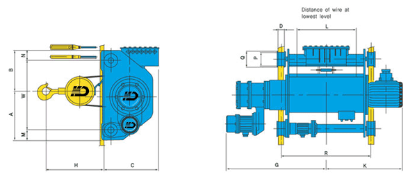 Double-Rail Type CREEP Hoist