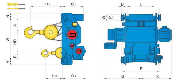 Double rail type Creep Main&Aux 